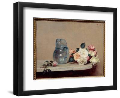 Les Roses Painting by Henri Fantin Latour (Fantin-Latour, 1836