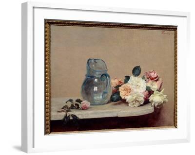 Les Roses Painting by Henri Fantin Latour (Fantin-Latour