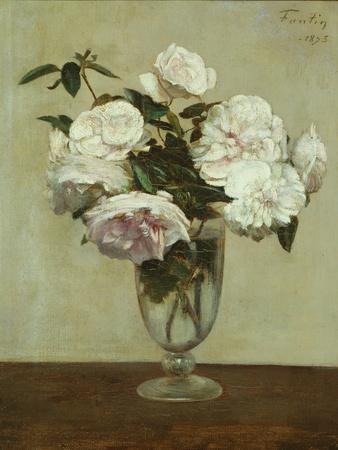 Pink Roses, 1875' Giclee Print - Henri Fantin-Latour | Art.com