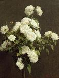 White Roses in a Glass Vase, 1875-Henri Fantin-Latour-Giclee Print