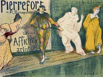 Reproduction of a Poster Advertising 'Pierrefort Artistic Posters', Rue Bonaparte, 1897-Henri Gabriel Ibels-Giclee Print