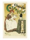 Advertisement of the Chocolate Brand 'Carpentier' (1895)-Henri Gerbault-Mounted Art Print
