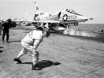 Vietnam War USS Intrepid Skyhawk-Henri Huet-Photographic Print