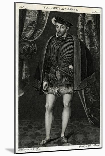 Henri II (Clouet)-Francois Clouet-Mounted Art Print