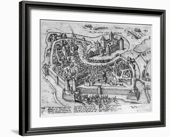 Henri IV (1553-1610) Entering Dijon-null-Framed Giclee Print