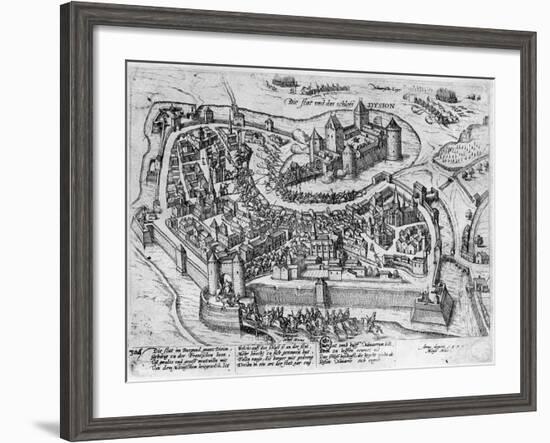 Henri IV (1553-1610) Entering Dijon-null-Framed Giclee Print