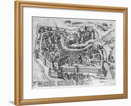 Henri IV (1553-1610) Entering Dijon-null-Framed Giclee Print