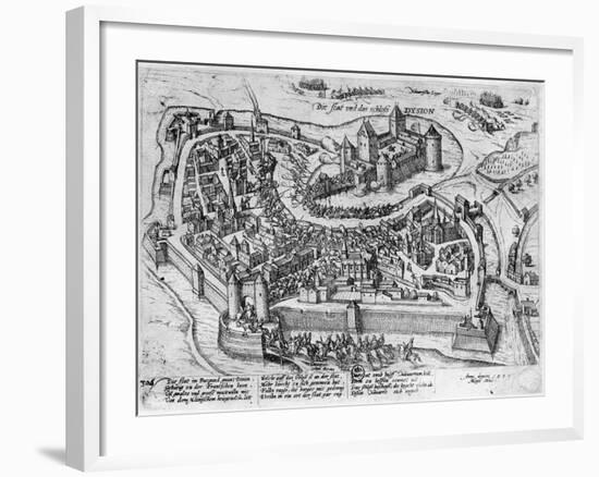 Henri IV (1553-1610) Entering Dijon-null-Framed Giclee Print