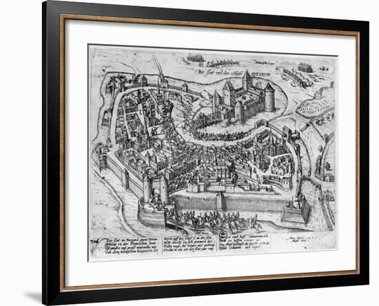 Henri IV (1553-1610) Entering Dijon-null-Framed Giclee Print