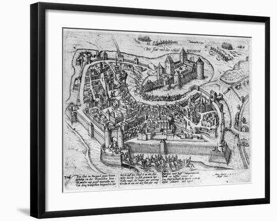 Henri IV (1553-1610) Entering Dijon-null-Framed Giclee Print