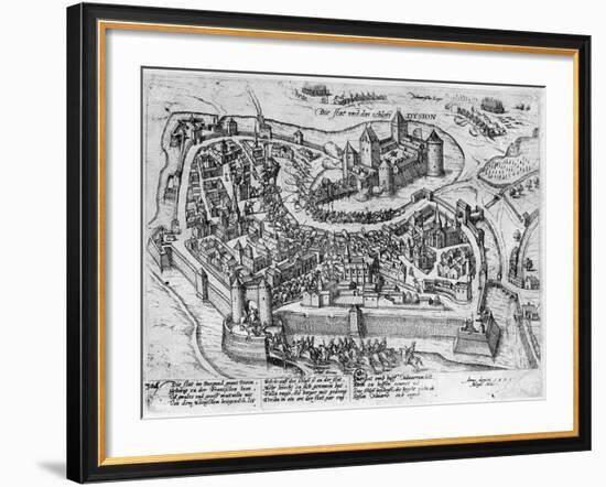 Henri IV (1553-1610) Entering Dijon-null-Framed Giclee Print