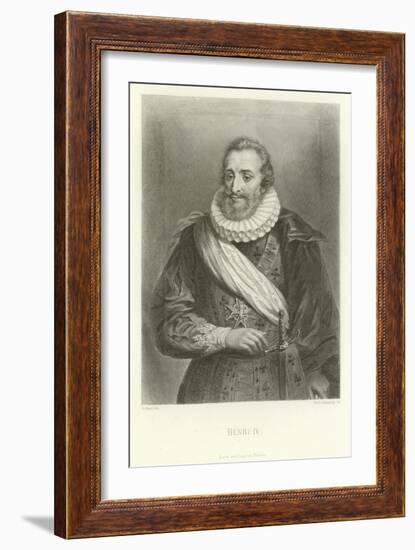 Henri IV-Alphonse Marie de Neuville-Framed Giclee Print