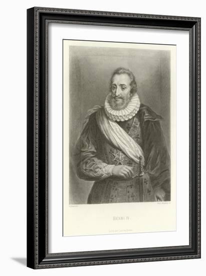 Henri IV-Alphonse Marie de Neuville-Framed Giclee Print