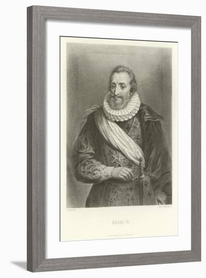 Henri IV-Alphonse Marie de Neuville-Framed Giclee Print