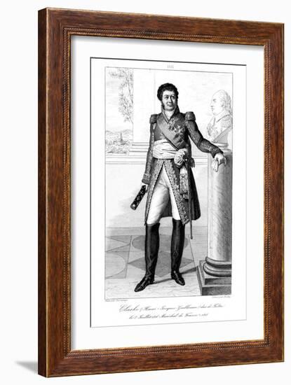 Henri Jacques-Guillaume Clarke (1765-181), Duc De Feltre and Marshal of France, 1839-Julien Leopold Boilly-Framed Giclee Print