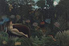 The Repast of the Lion-Henri JF Rousseau-Framed Giclee Print