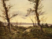 From the Watercolour by Henri Harpignies, C1839-1898, (1898)-Henri-Joseph Harpignies-Framed Premier Image Canvas