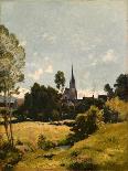 The Village Church, 1891-Henri-Joseph Harpignies-Giclee Print