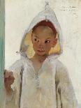 Portrait of a Young Boy Wearing a Burnous-Henri Jules Jean Geoffroy-Giclee Print