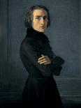 Portrait of Franz Liszt-Henri Lehmann-Art Print