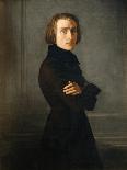 Portrait of Franz Liszt-Henri Lehmann-Giclee Print