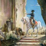 Napoleon Bonaparte (1769-1821) in the Grand Mosque at Cairo-Henri Levy-Giclee Print