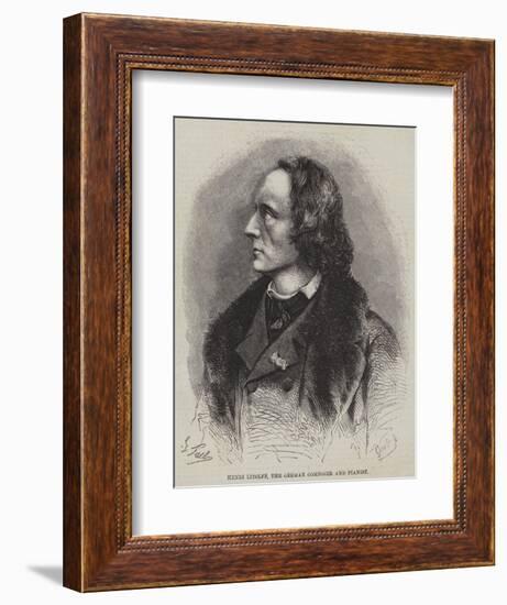 Henri Litolff, the German Composer and Pianist-null-Framed Giclee Print