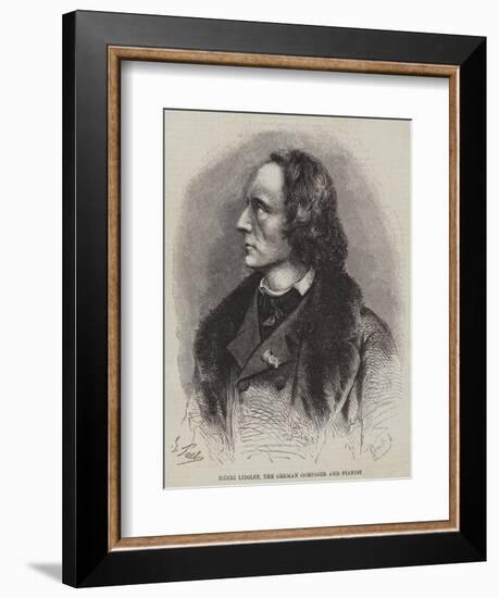 Henri Litolff, the German Composer and Pianist-null-Framed Giclee Print