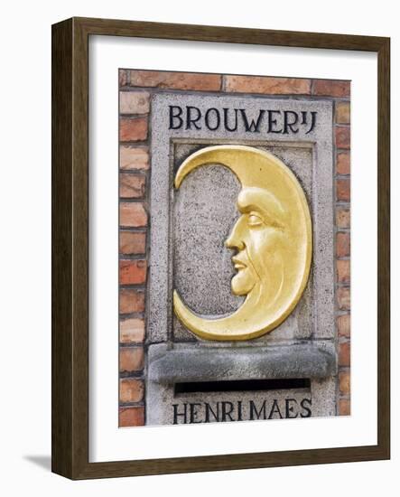 Henri Maes Belgian Beer, Brewery, Old Town, UNESCO World Heritage Site, Bruges, Belgium-Christian Kober-Framed Photographic Print