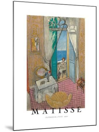Henri Matisse、INTERIEUR A NICE、画集画、新品額装付 Interieur a Nice' Giclee Print - Henri Matisse | Art.com