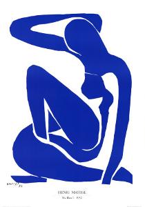 Nu Bleu I, c.1952 by Henri Matisse