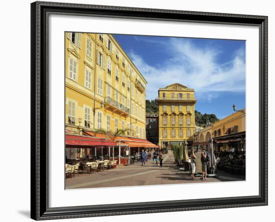 Henri Matisse's House, Place Charles Felix, Cours Saleya Market and Restaurant Area, Old Town, Nice-Peter Richardson-Framed Photographic Print