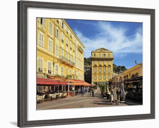 Henri Matisse's House, Place Charles Felix, Cours Saleya Market and Restaurant Area, Old Town, Nice-Peter Richardson-Framed Photographic Print