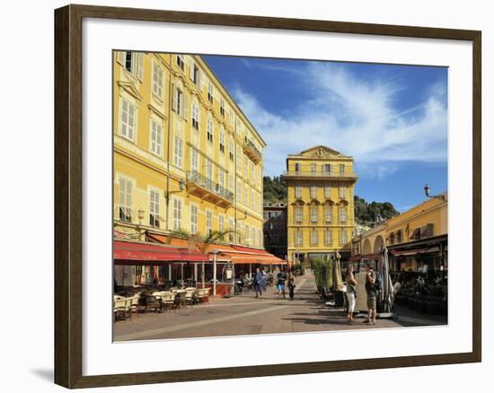 Henri Matisse's House, Place Charles Felix, Cours Saleya Market and Restaurant Area, Old Town, Nice-Peter Richardson-Framed Photographic Print