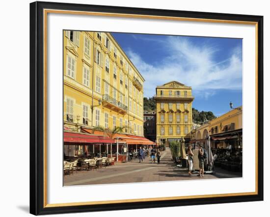 Henri Matisse's House, Place Charles Felix, Cours Saleya Market and Restaurant Area, Old Town, Nice-Peter Richardson-Framed Photographic Print