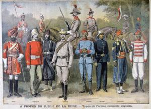 Military Uniforms of the British Colonial Army, 1897 by Henri Meyer