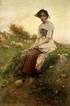 The Shepherdess-Henri Paul Perrault-Giclee Print
