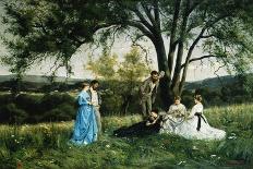 In the Meadow-Henri Pierre Hippolyte Dubois-Framed Giclee Print