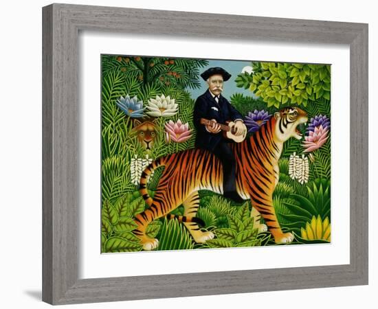 Henri Rousseau's Dream, 1997-Frances Broomfield-Framed Giclee Print