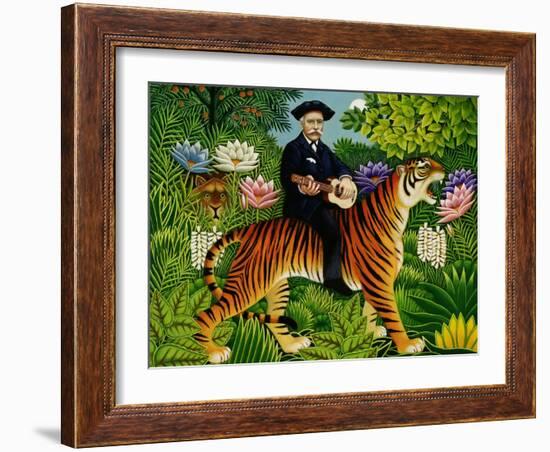 Henri Rousseau's Dream, 1997-Frances Broomfield-Framed Giclee Print