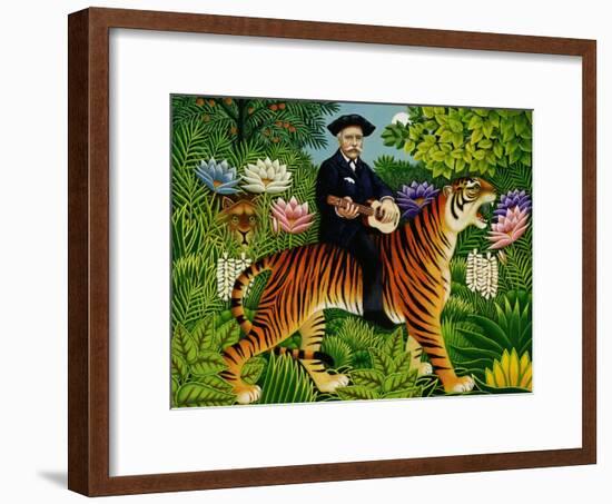 Henri Rousseau's Dream, 1997-Frances Broomfield-Framed Giclee Print