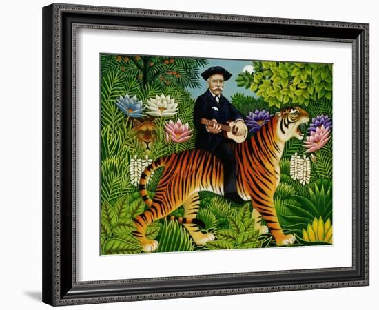 Henri Rousseau's Dream, 1997-Frances Broomfield-Framed Giclee Print