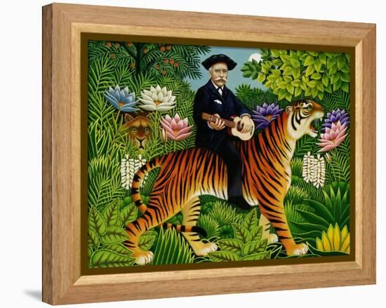 Henri Rousseau's Dream, 1997-Frances Broomfield-Framed Premier Image Canvas