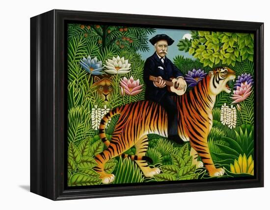 Henri Rousseau's Dream, 1997-Frances Broomfield-Framed Premier Image Canvas