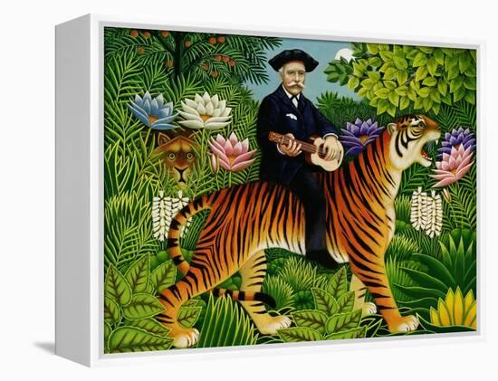 Henri Rousseau's Dream, 1997-Frances Broomfield-Framed Premier Image Canvas