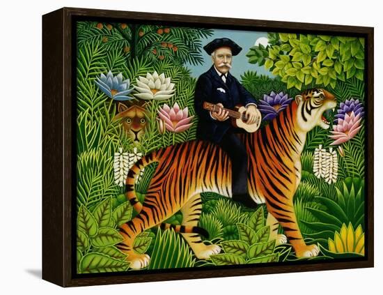 Henri Rousseau's Dream, 1997-Frances Broomfield-Framed Premier Image Canvas