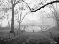 Brooklyn Bridge Fog-Henri Silberman-Art Print