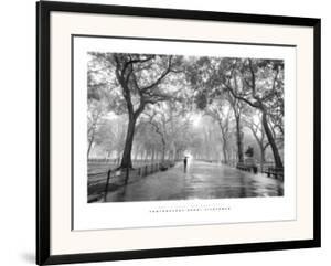 Beautiful Black And White Photography Framed Posters Artwork For Poet S Walk Central Park New York City Henri Silberman Framed Art Print