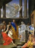 St. Peter Resurrecting the Widow Tabitha, 1652-Henri Testelin-Framed Giclee Print