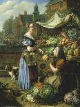 Market Stall in Bruges-Henri Voordecker-Giclee Print